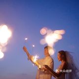 夜景婚纱照你爱了吗