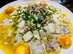 清蒸咸蛋目鱼臭豆腐猪脑-绍兴名菜馆(可乐路店)