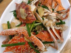 姜葱炒花蟹-七鲜渔港美食餐厅(巽寮湾海景店)