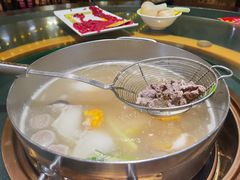 牛骨浓汤锅底-大吉利·潮汕鲜牛肉火锅(河西店)