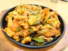辣炒鱿鱼-全州豆芽汤饭