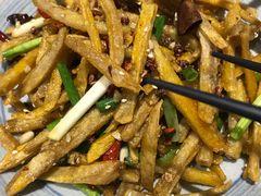 干煸藕丝-静一餐厅·湖北菜(前门店)