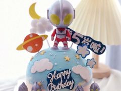 -咖咖熊蛋糕定制·英国蓝风车动物性淡奶油