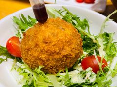 酥炸猪肉裹温泉蛋-胜博殿日式炸猪排(西红门店)