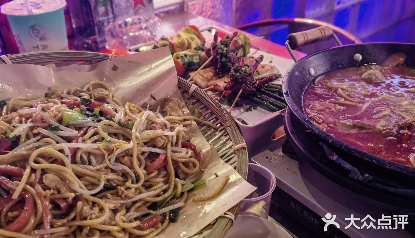 摇滚背景，我的美食日记
