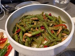 豆角丝炒肉拌转百刀-日上三甘(三里屯店)