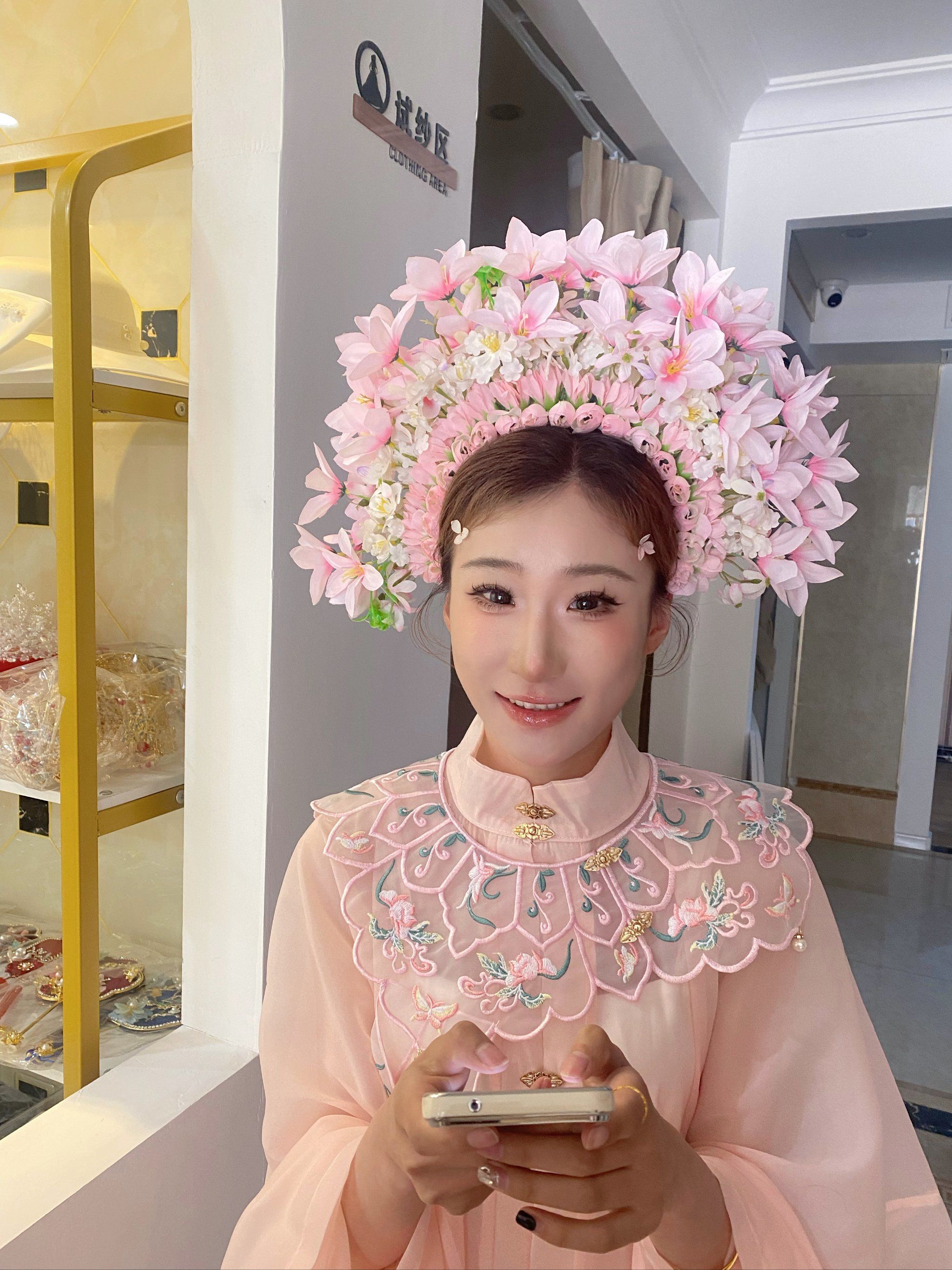 古风新娘发型艺术