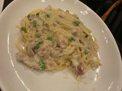 奶油培根意大利面-WOLFGANG PUCK KITCHEN & BAR(迪士尼小镇店)