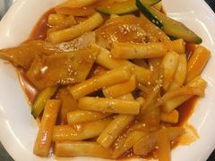 鱼饼炒年糕-桃园中华料理炸酱面(燕儿岛路店)