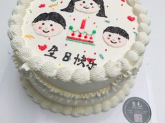 手绘娃娃款动物奶油蛋糕-艾加柒克蛋糕茶歇甜品台(春熙路店)