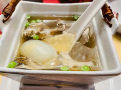 鸡汤鸽蛋炖舞茸菌-北京王府井希尔顿酒店·秦唐中餐厅Chynna