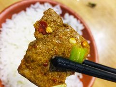 酸辣椒炒猪肝-建辉湖南土菜馆(南大街店)