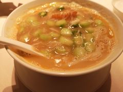 阿拉斯加蟹肉带子龙虾汤烩稻庭面-丽思卡尔顿酒店-天泰轩中餐厅(大沽北路店)