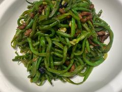 牛肉丝炒扁豆-紫光园(劲松店)