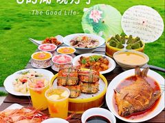 -七的湖·晚芳亭·阳澄湖农家菜·大闸蟹(莲花岛店)