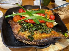 香茅草烤罗非鱼-云海肴·汽锅鸡·云南菜(天津国金汇店)