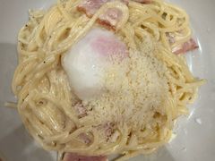 奶油培根温泉蛋意面-萨莉亚意式餐厅(万嘉商业广场店)