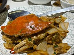 梭子蟹炒年糕-阿毛饭店首店·宁波老字号(文化广场店)