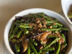 有机豆角炒茄子-明仕度假山庄-中餐厅