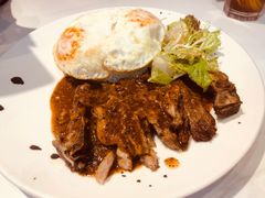 我爱吃肉双蛋黑椒带骨猪扒饭-柠檬树茶餐厅(海雅缤纷城店)