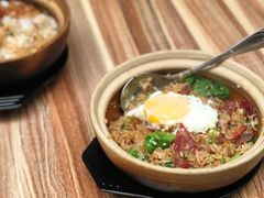 窝蛋腊肠叉烧煲-壹煲口福煲仔饭(中山路店)