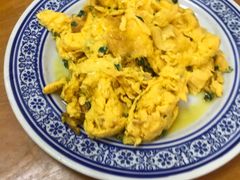小葱炒土鸡蛋-云河农家乐饭店(福禄缘树山店)