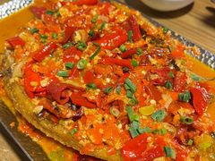 新疆焉耆辣椒干烧鲈鱼-那时新疆·若羌(经纬汇店)