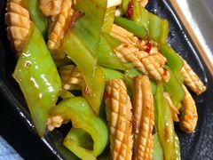 辣椒鲜鱿-潮十三潮汕砂锅粥(高新四路大都荟店)