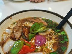酱爆猪肝高汤面-南八仙·老上海味道(南京东路店)