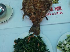 -北京龙庆四季香农家饭庄·灶台鱼·碳烤虹鳟鱼(龙庆峡店)