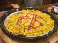 料理烤芝士玉米粒-老东镇啤酒屋海鲜加工·蒸汽海鲜·海鲜烧烤(台东店)