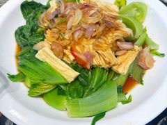 白灼芥菜捞腐竹-国家五钻酒家·西樵旺阁渔村(西樵店)