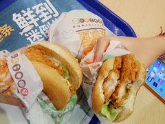蜂蜜芥末鸡排堡-汉堡王(大连柏威年餐厅店)