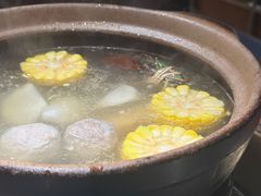 雪梨石橄榄锅-邹开喜·小海鲜醉鸡煲·潮汕鲜切牛肉店(襄阳北路店)