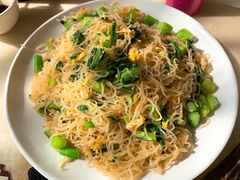 青菜鸡蛋炒米粉-蚝乡农庄(铁涌赤岸店)