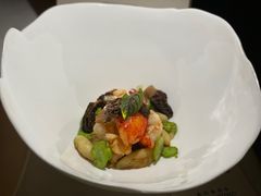 龙虾配豌豆苗和香茅龙虾汁-Jean Georges