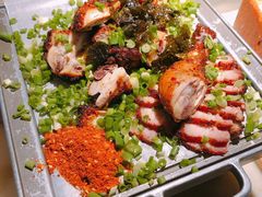 烤肉烤鸡双拼-绿茶餐厅(成都大悦城店)