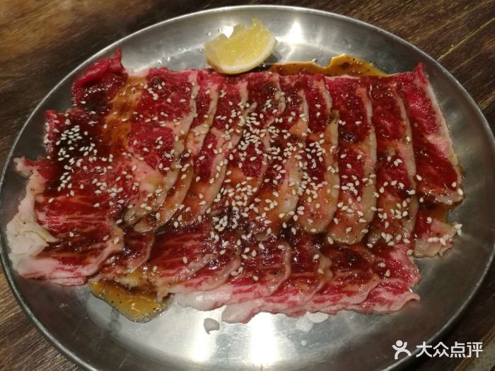 上牛炭匠烧肉专门店(汉街店)秘制牛五花图片 - 第2张