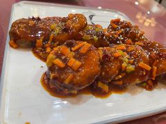 鱼香茄盒拼藕夹-桃子餐厅·天津菜(王顶堤总店)