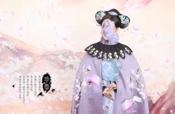 -后宫·古装汉服京剧儿童亲子全家福摄影