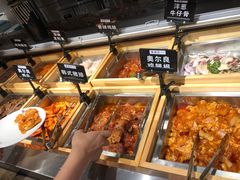 自助取餐区-韩京炭火烤肉自助料理(柯桥万达店)