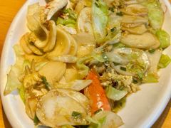 海鲜炒年糕-金海湾海鲜排档(朱家尖店)