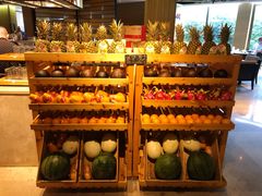 水果展示台-金海湾自助餐厅(金陵饭店)