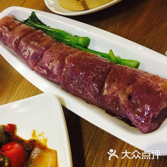 脆皮鲜虾黑米肠