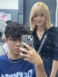 点击看大图 -藤野造型专业烫染接发