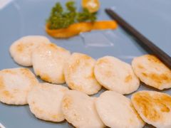 香煎墨鱼饼-南山鲜虾面·活鲜小馆·海味大连菜(南山总店)