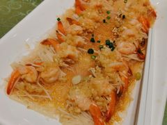 金针粉丝凤尾虾-刘胖子家常菜·蹄花焖藕(中南店)