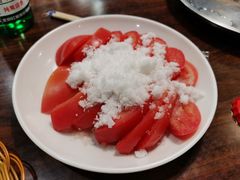 糖拌西红柿-超越炭火牛蛙火锅鸡(河东店)