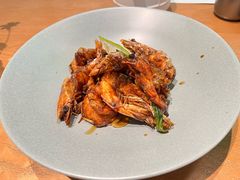野蒜油爆虾-靓蛙馆
