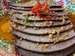 蒜汁羊肝-烤肉季饭庄